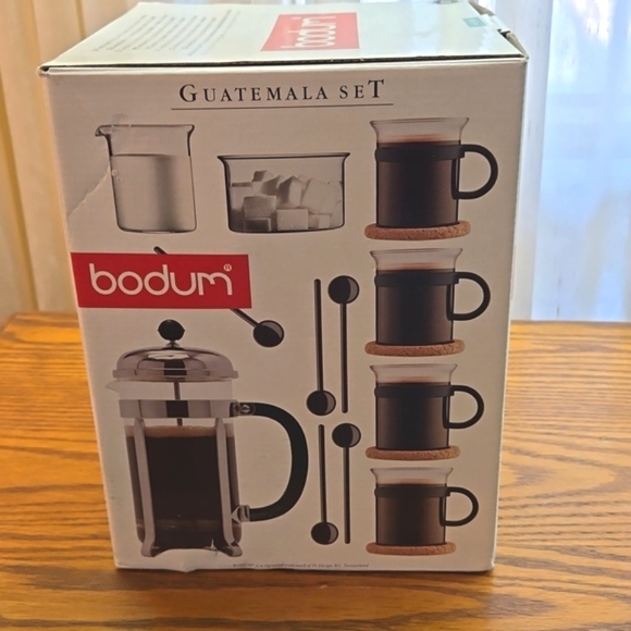 ☕️ Bodum Coffee maker French Press Guatemala Set New in Box - Picture 8 of 13